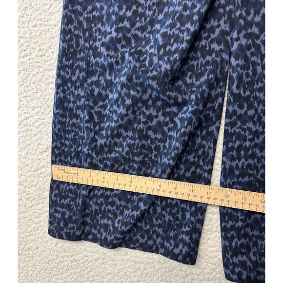 Athleta Avenue Printed Wide Leg Crop Pant Size 10P - Picture 7 of 9